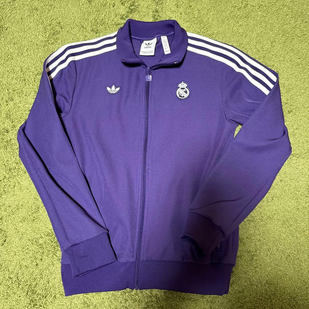 24 25 レアル・マドリード　パープル　ジャケット　ジャージ