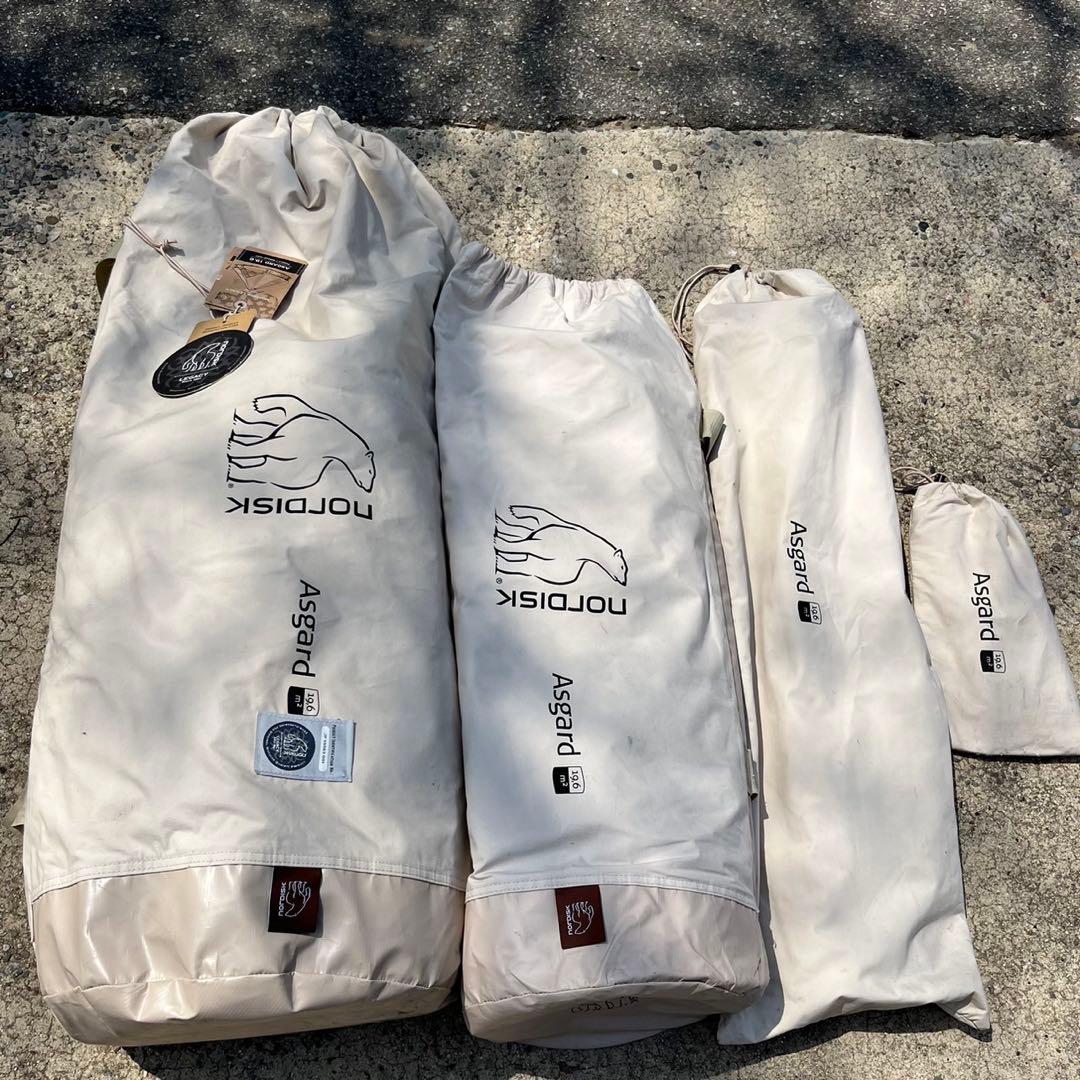 【美品】ノルディスク　アスガルド19.6 テント＋フロアマット