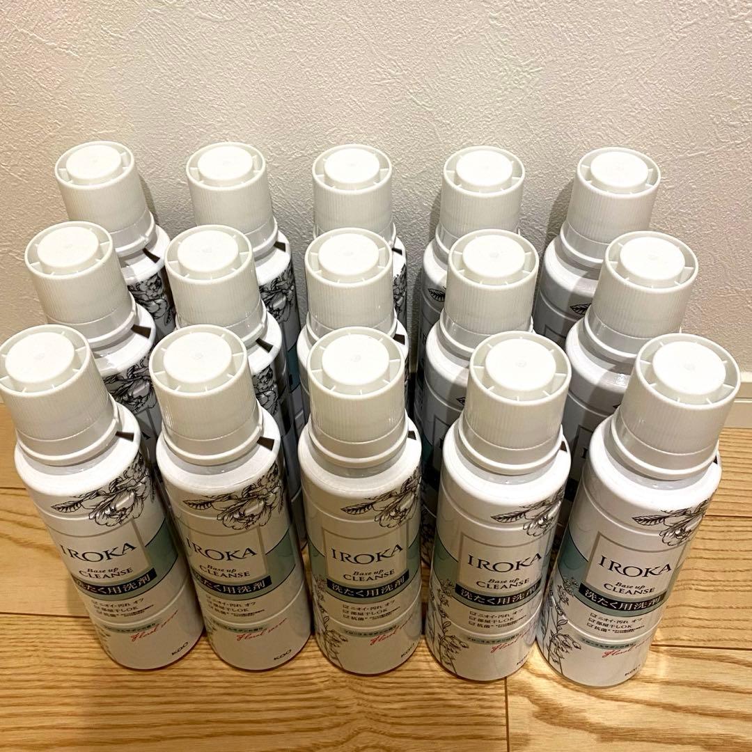 【売り尽くし】花王 IROKAベースアップクレンズ 600g×15本 洗濯用洗剤