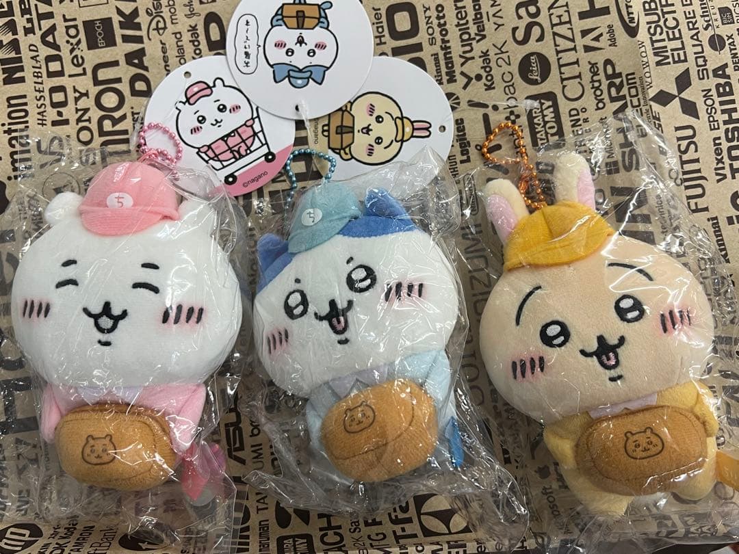 ちいかわ 働くスタッフさんマスコット 3点セット