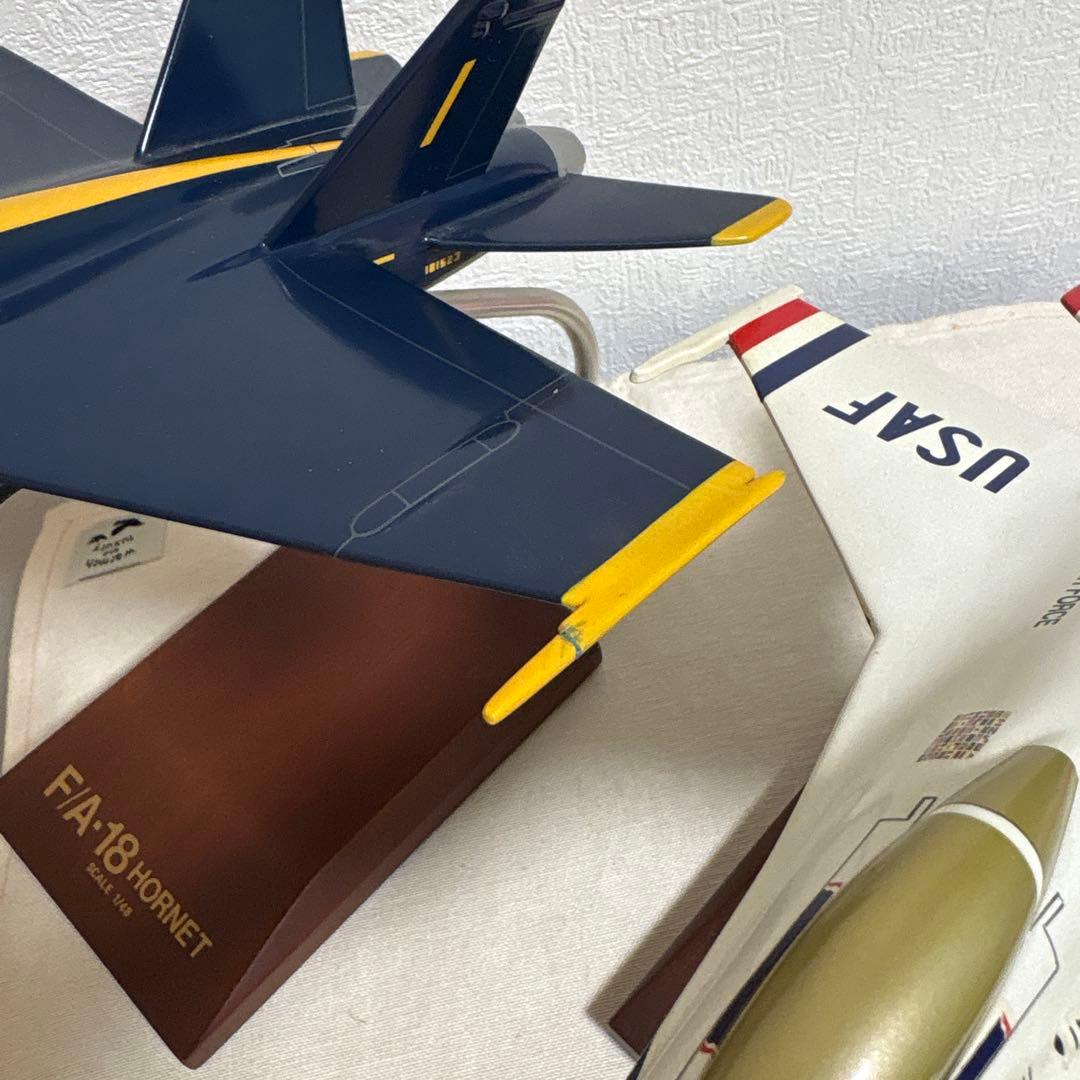 航空機・ヘリコプター desk display model 1/48 F/A-18 F-16