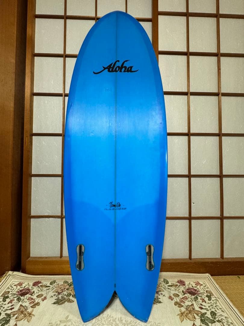 Aloha サーフボード 5'8\" 20 1/2 2 3/8” フィッシュ