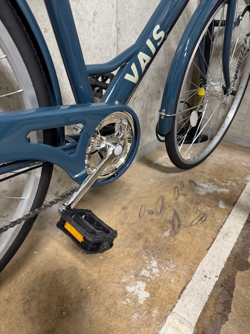 VAIS シティサイクル ダークブルー　新品未使用　屋根保管　27インチ