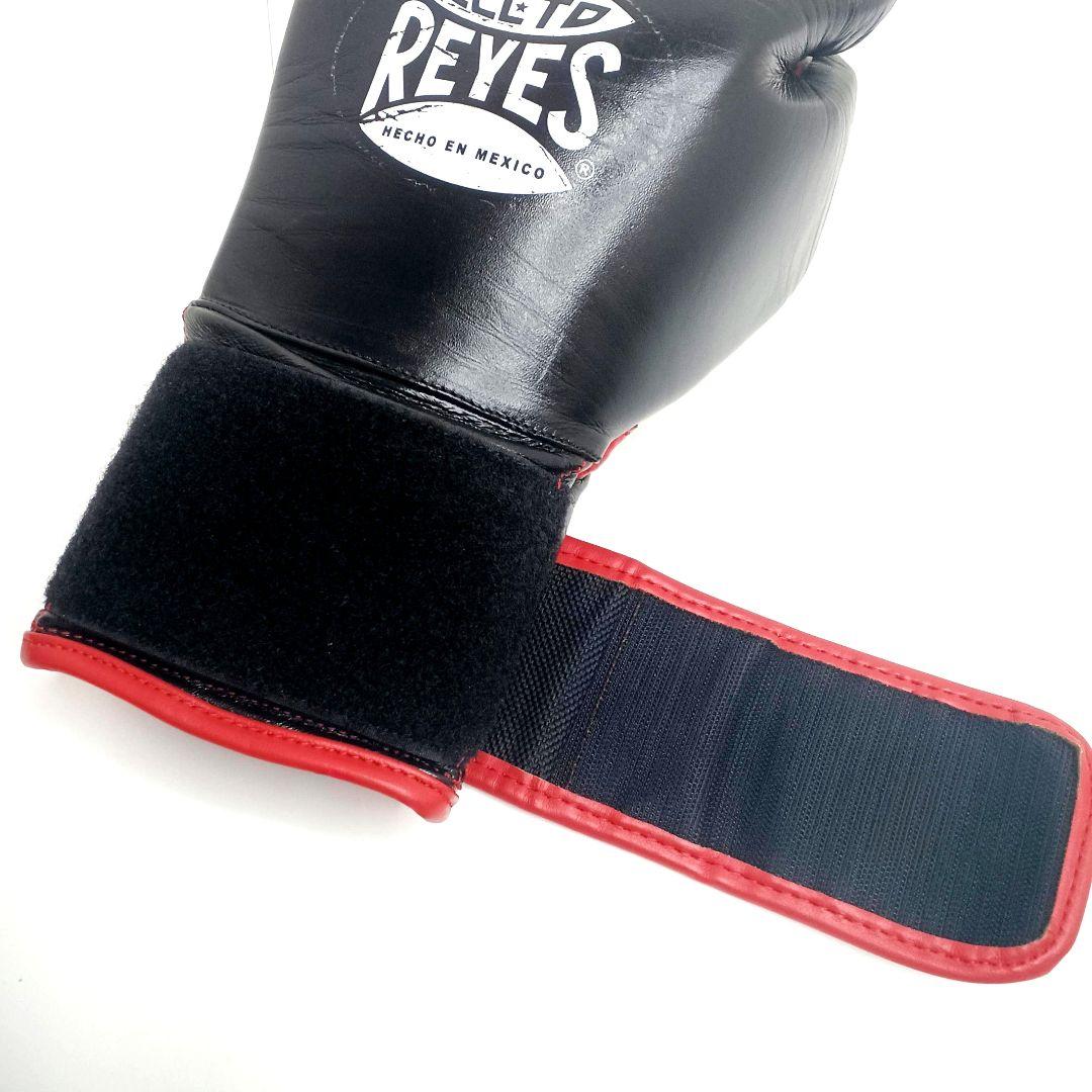 美品☆CLETO REYES レイジェス グローブ 14オンス レザー 黒×赤