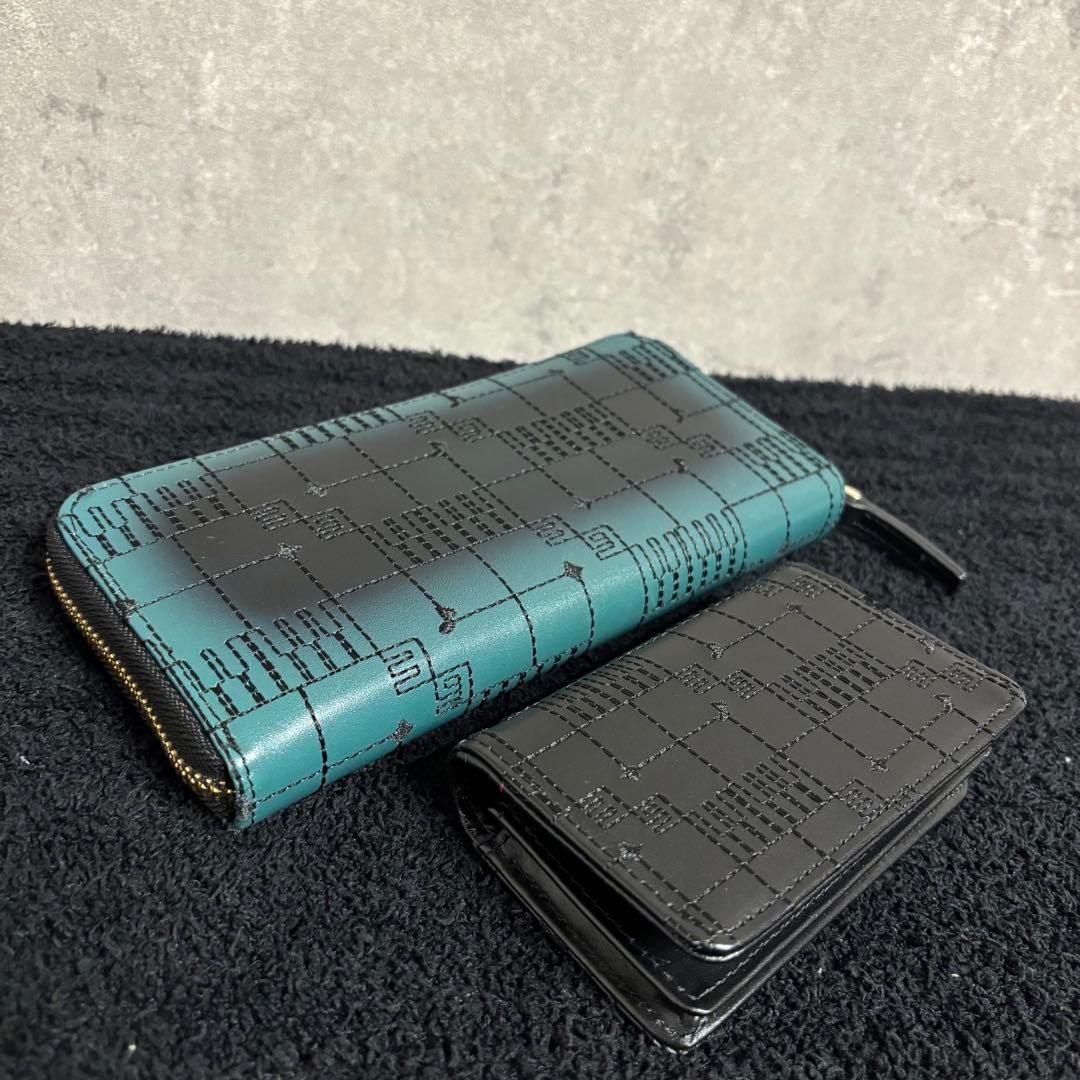 未使用品 初音ミク 本革ウォレット＆名刺入れセット 特製ギフトボックス