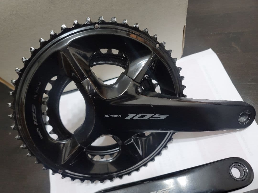 Shimano 105 R7100 クランクセット ブラック