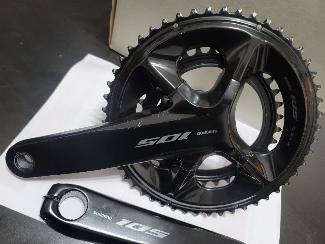 Shimano 105 R7100 クランクセット ブラック