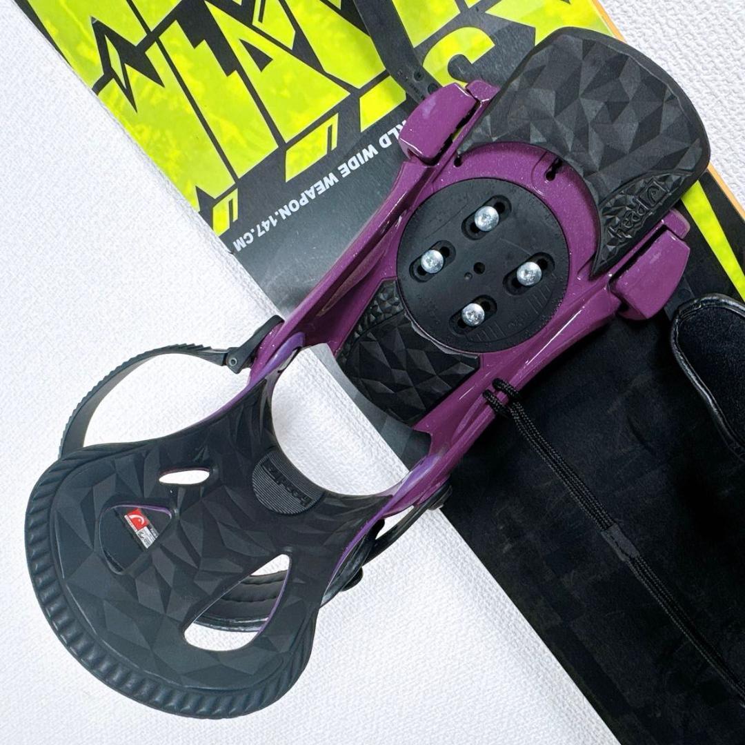 K2 world wide weapon 147cm head ビンディング