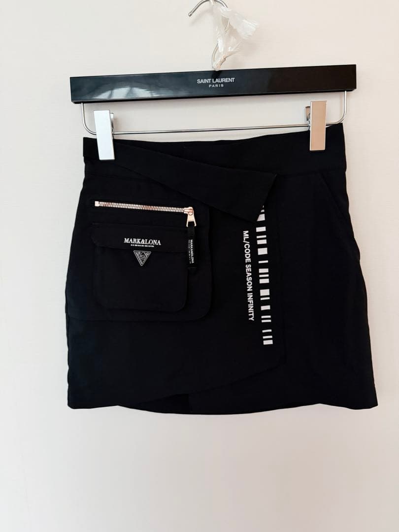 新品未使用！MARK & LONA ブラックスカート 36サイズ　黒　ゴルフ