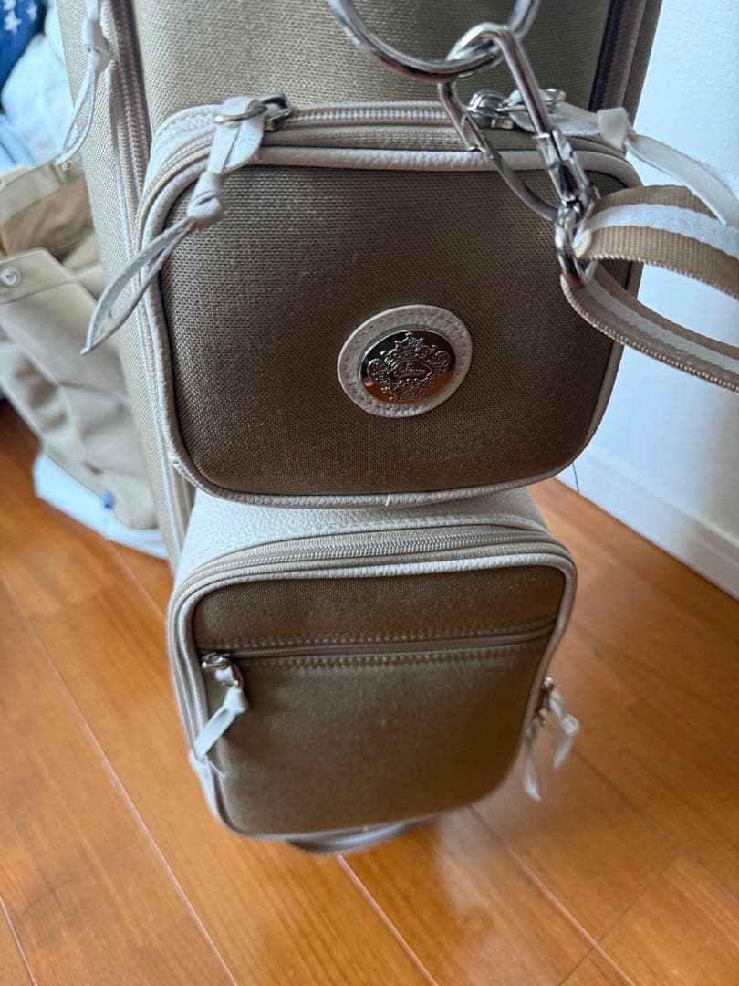 Orobianco オロビアンコ　ベージュ キャディバッグ・ポーチセット