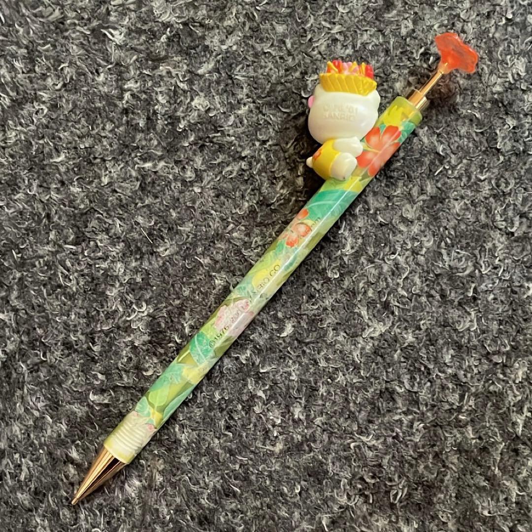 激レア！マスコット付きシャーペン♡キティ♡ハイビスカス