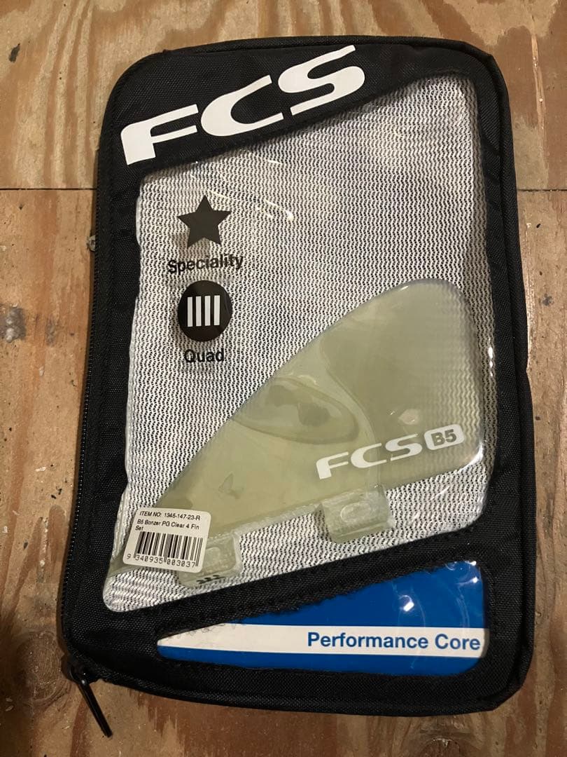 FCS B5 Quadボンザーフィン 新品未使用