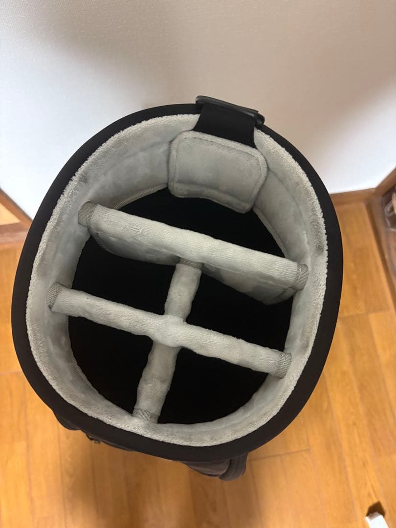 BRIEFING CR-6 キャディバッグ ブラック/シルバー【限定色】おまけ付