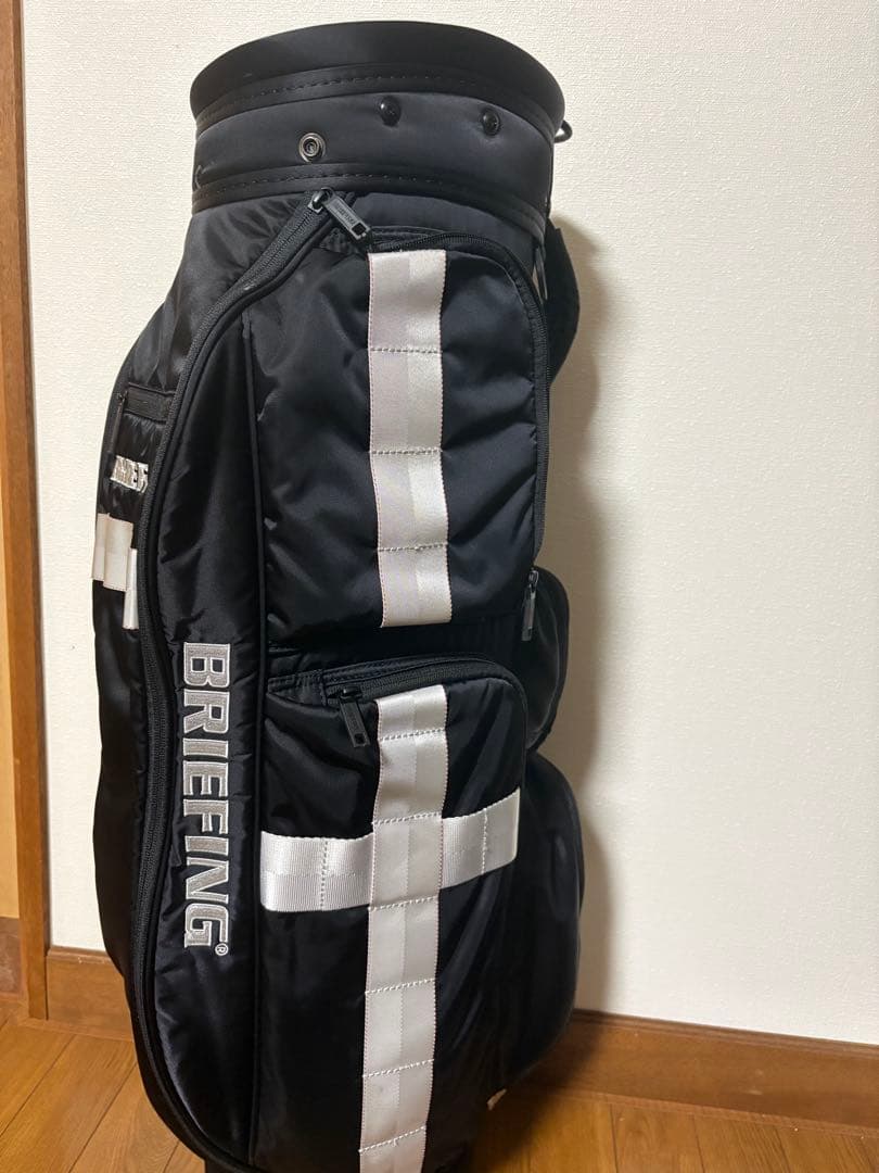 BRIEFING CR-6 キャディバッグ ブラック/シルバー【限定色】おまけ付