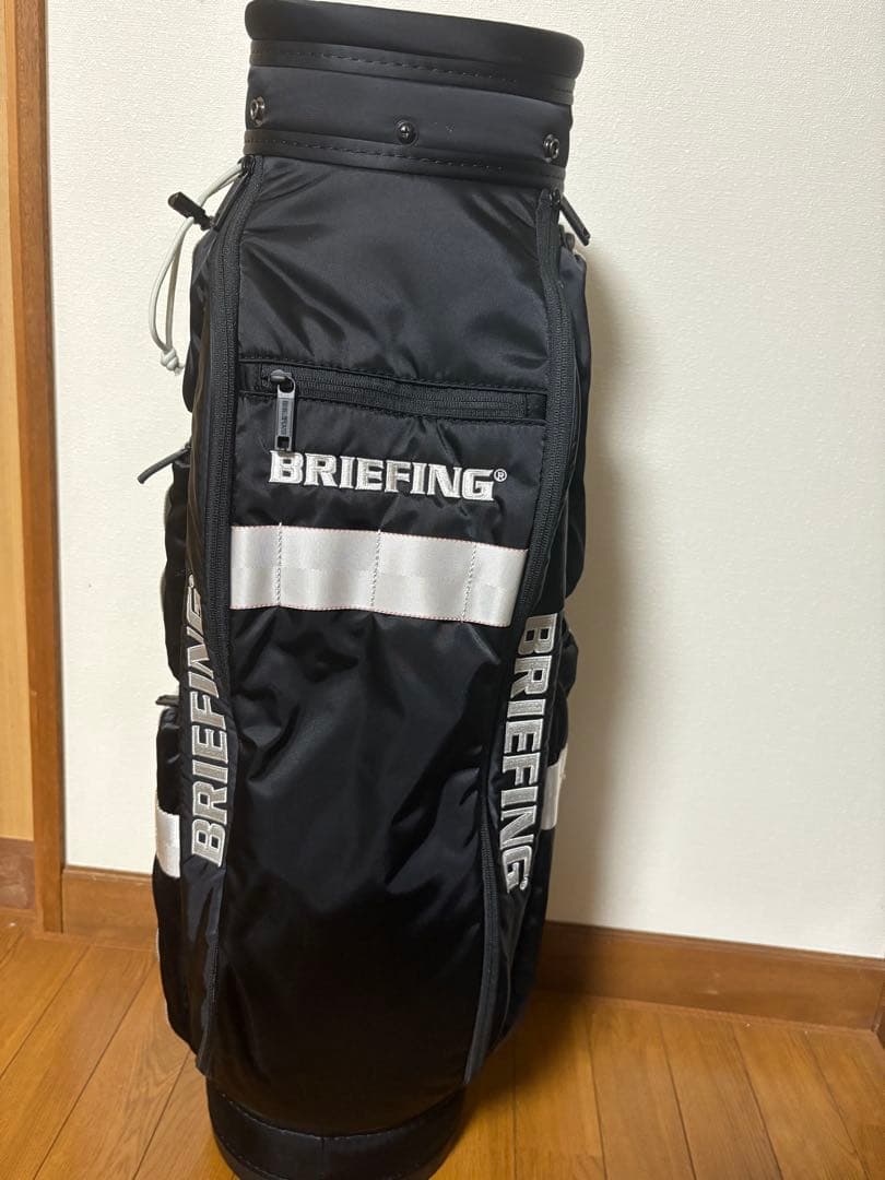 BRIEFING CR-6 キャディバッグ ブラック/シルバー【限定色】おまけ付