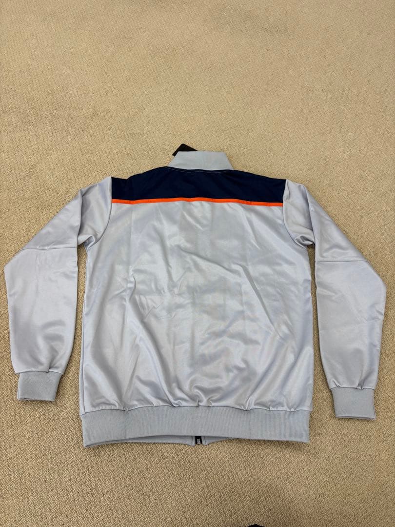 BLK シルバー ジップアップ ウォームアップウェア