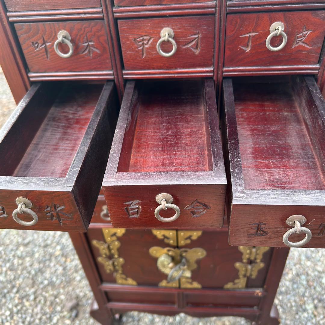 東洋家具 韓国 19引き出し　薬箪笥　アポセカリーチェスト　木製