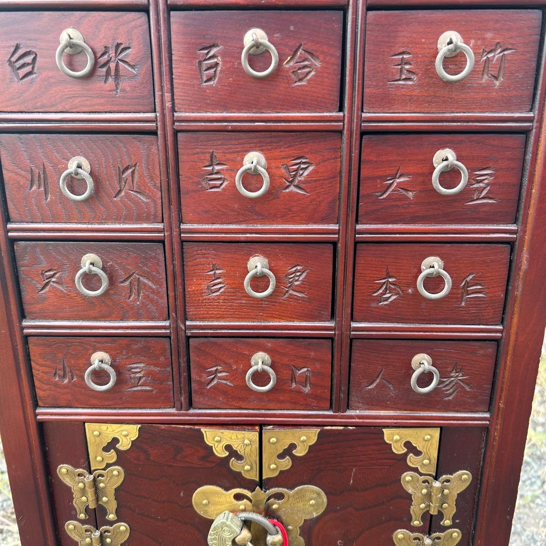 東洋家具 韓国 19引き出し　薬箪笥　アポセカリーチェスト　木製