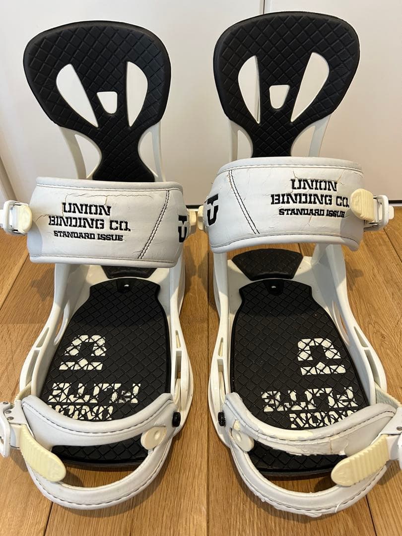 UNION スノーボードビンディング ホワイト　L