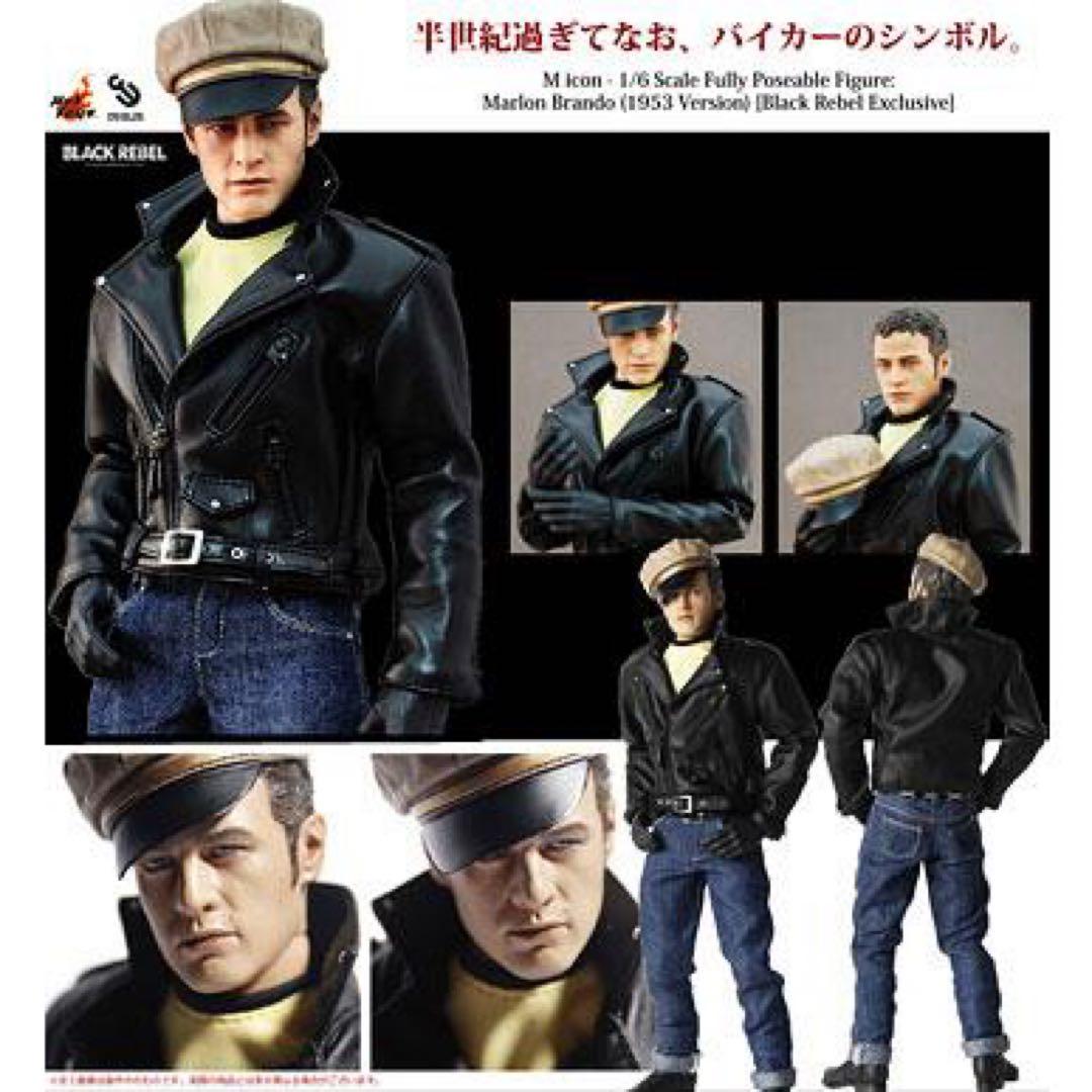 ホットトイズ マイコン 1/6 マーロン・ブランド 1953版 ブラックレベル