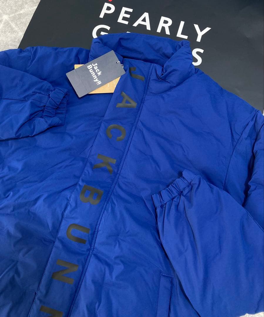 新品 ジャックバニー ETHERMALOFT 袋織中綿ジャケット(5)L/青