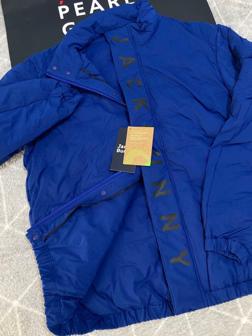 新品 ジャックバニー ETHERMALOFT 袋織中綿ジャケット(5)L/青