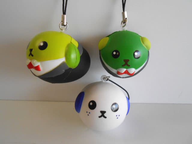 ♯Iwi21DT豆しばスクイーズマスコット全6種