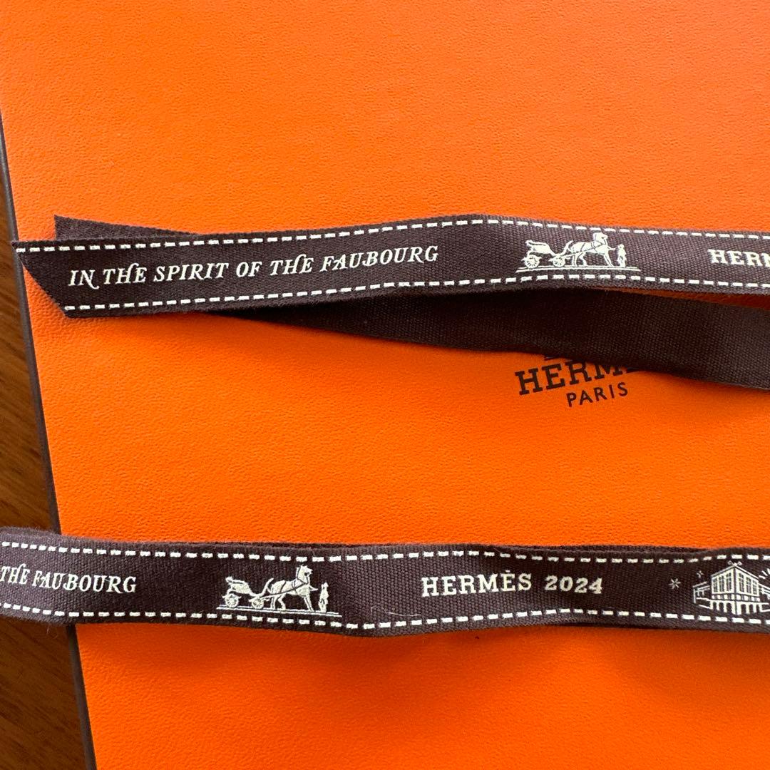 【新品未使用】HERMES エルメル カレ・タオル ステアーズ ナチュラル