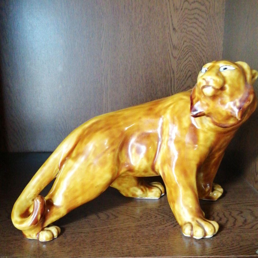 伝統美術陶芸 九谷焼 ふりかえる置物 浅蔵五十吉 寅