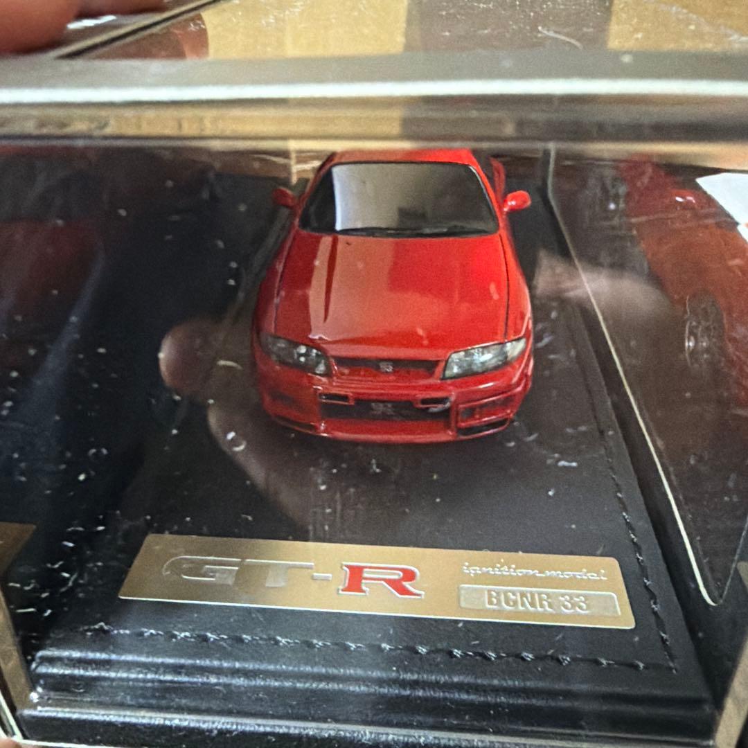 GT-R R33 ミニカー 赤