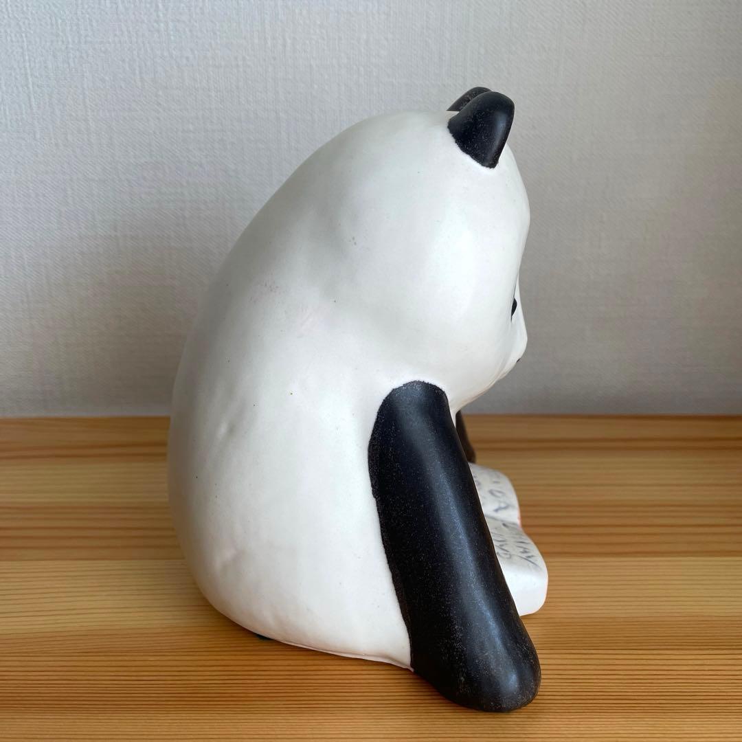 リサラーソン Lisa Larson パンダ 新潮文庫 非売品 陶器