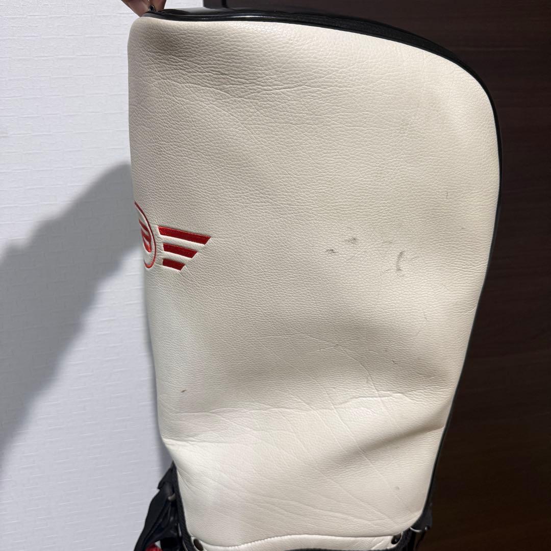 HONMA BERES スタンド式 キャディバッグ ゴルフバッグ 赤/白