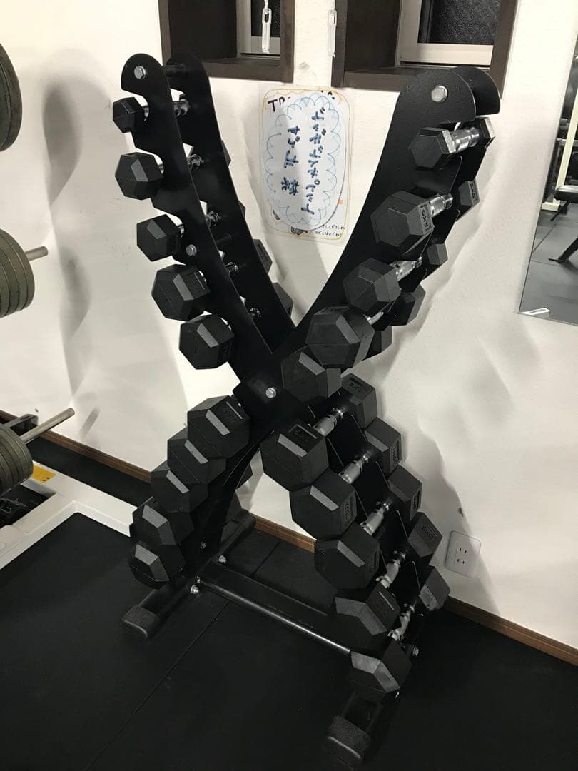 HEXダンベルセット1〜10kgダンベルラックセット