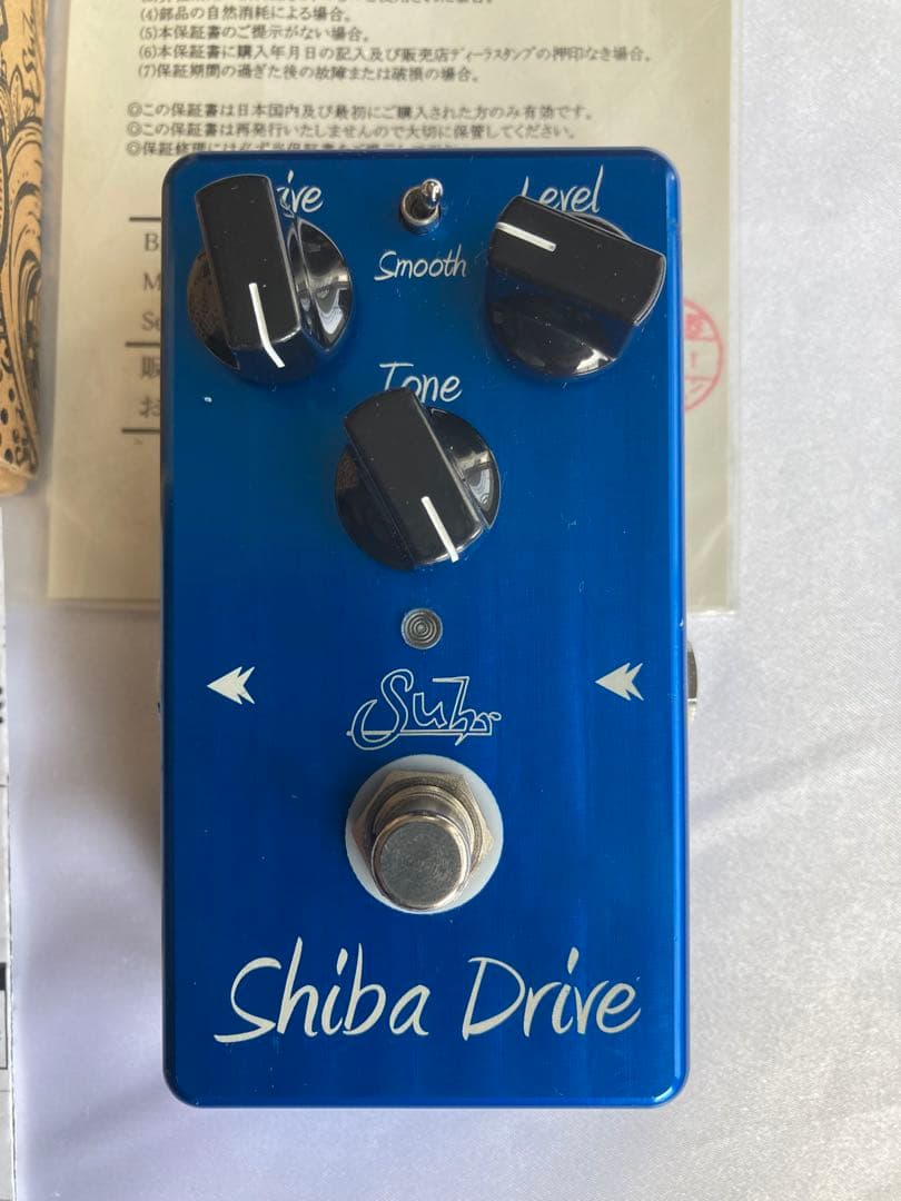 Suhr Shiba Drive ギター オーバードライブペダル