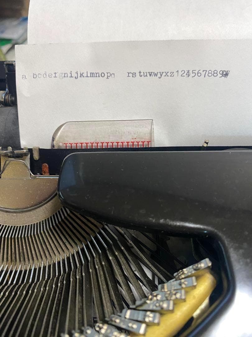 昭和レトロ タイプライター hero 動作品 昔ながらのタイプライター