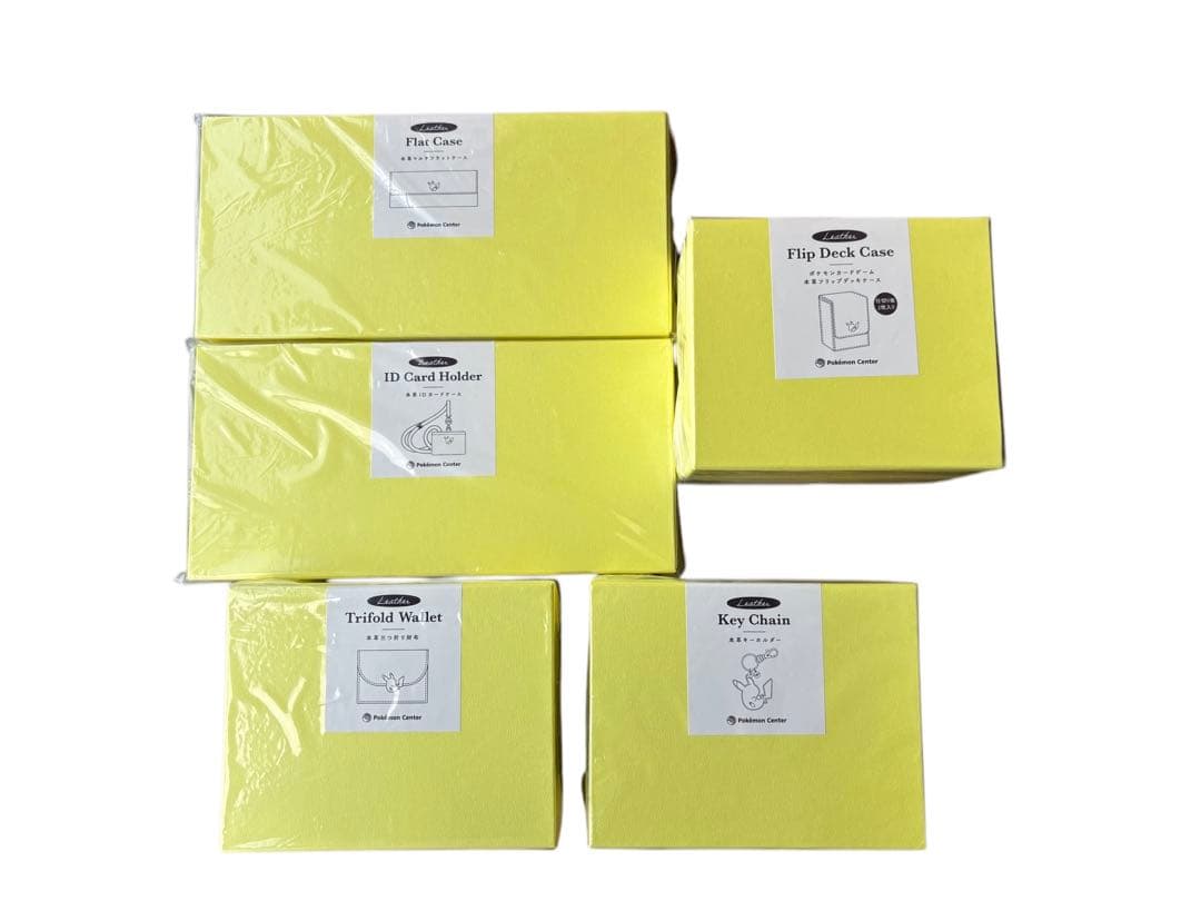 新品未使用　【完売品】ピカチュウ　本革5点セット