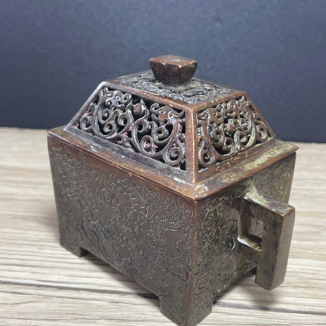 香炉 四神獣香炉 仏具 奉納香炉 銅製品 工芸品 置物