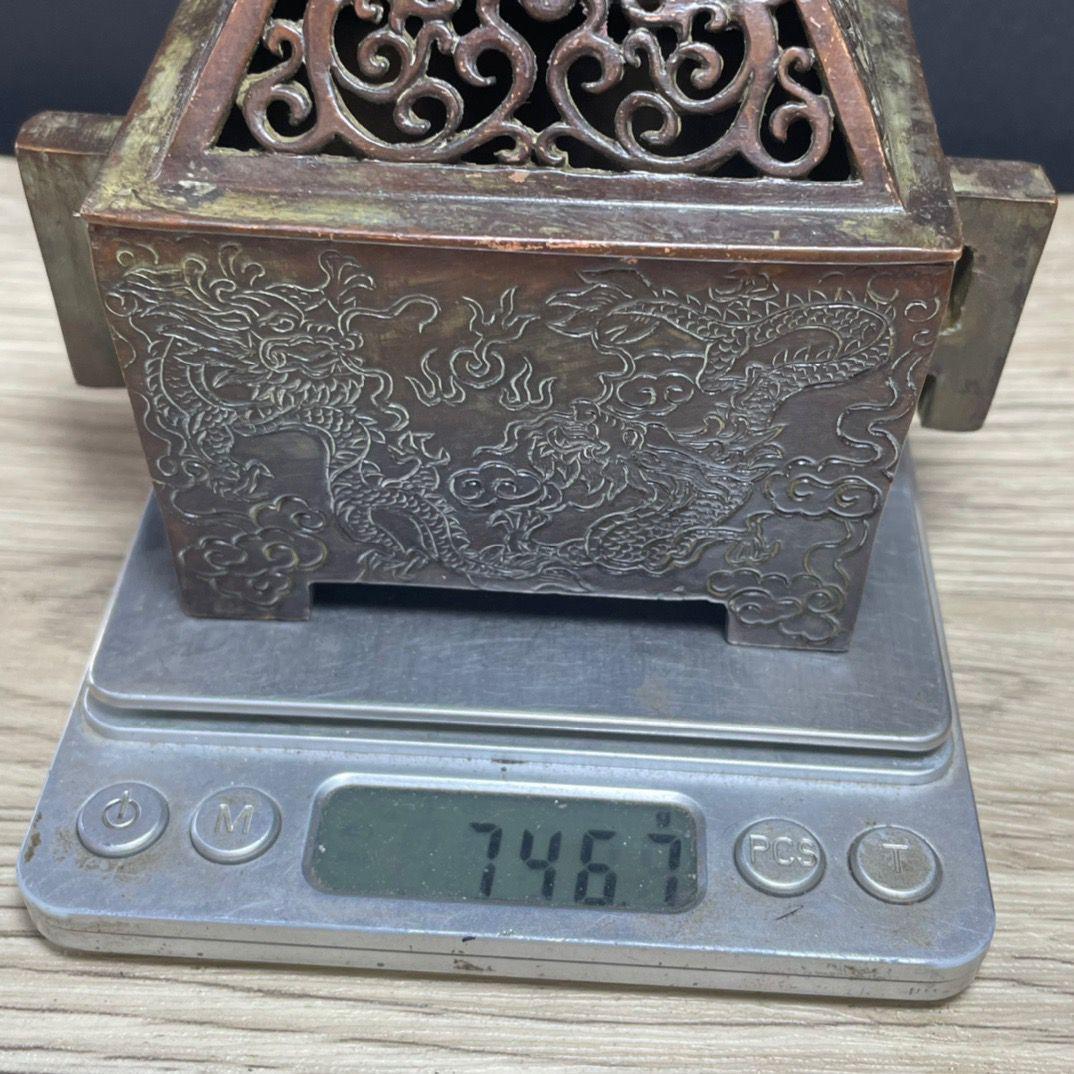 香炉 四神獣香炉 仏具 奉納香炉 銅製品 工芸品 置物