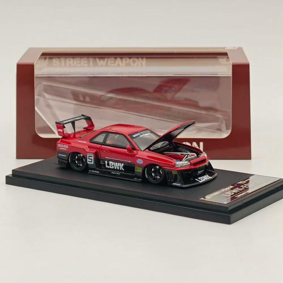 【3台セット】SW 1/64 GT-R ER34 LBWK 限定499
