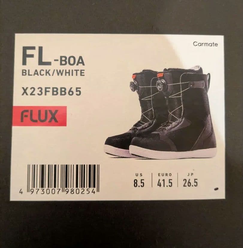 【美品】FLUX BOA スノーボードブーツ ブラック 26.5cm