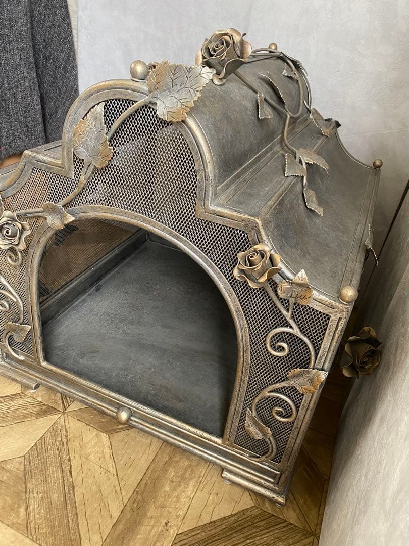 装飾　金属製　犬用ケージ　ペットハウス　猫ハウス　ペットゲージ