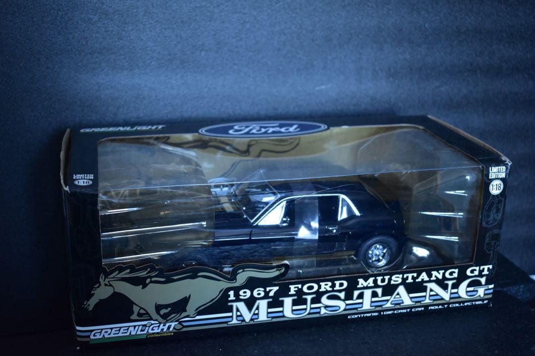 1/18 グリーンライト ‘67 フォード マスタング GT クーペ