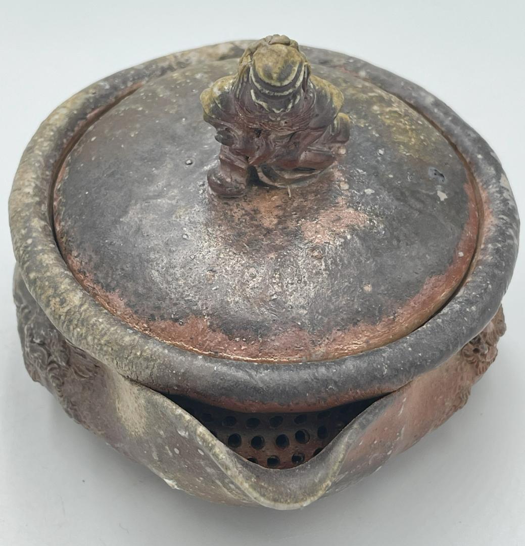 備前焼　鐘馗様　獅子　宝瓶