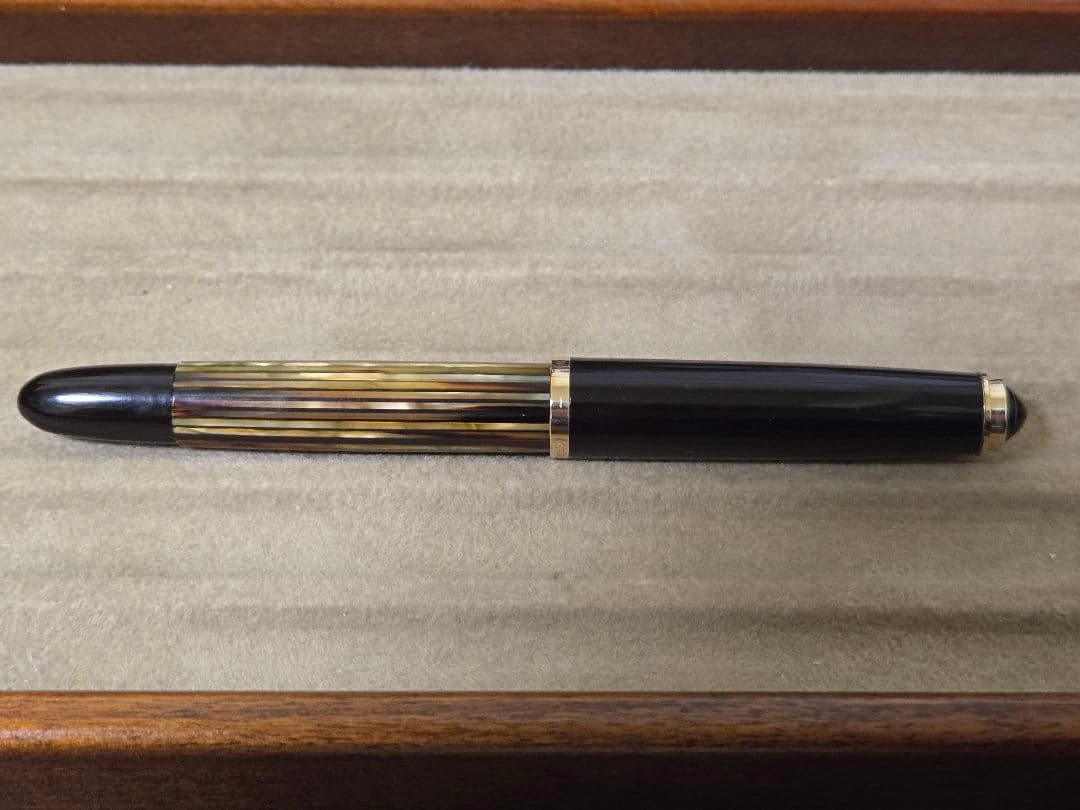 ヴィンテージ ペリカン 400NN 茶縞 万年筆 EF