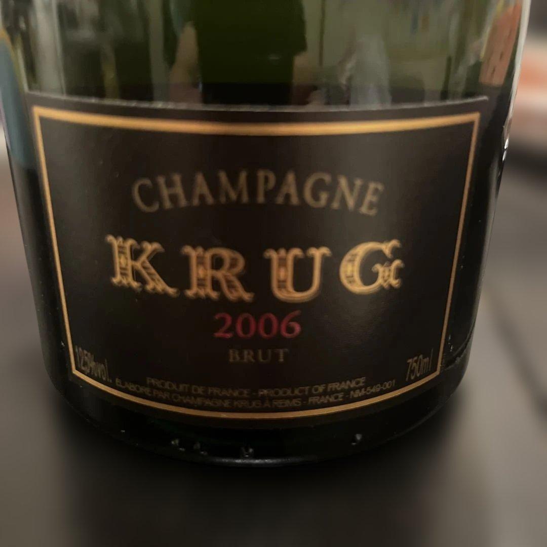 シャンパン　クリュッグ2006