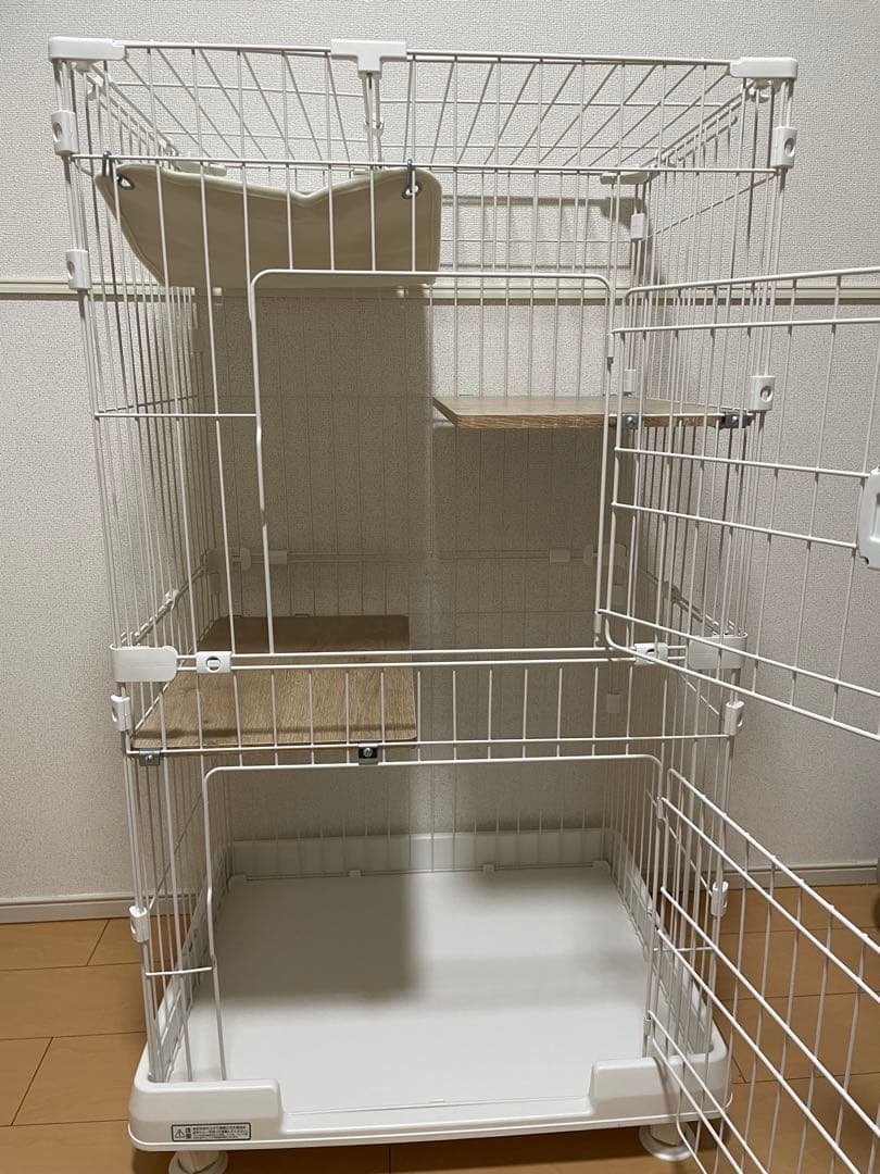 アイリスオーヤマ ハンモック付き 2段 ミニキャットケージ