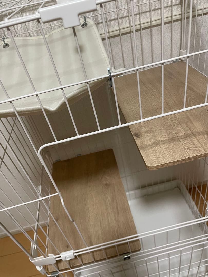 アイリスオーヤマ ハンモック付き 2段 ミニキャットケージ