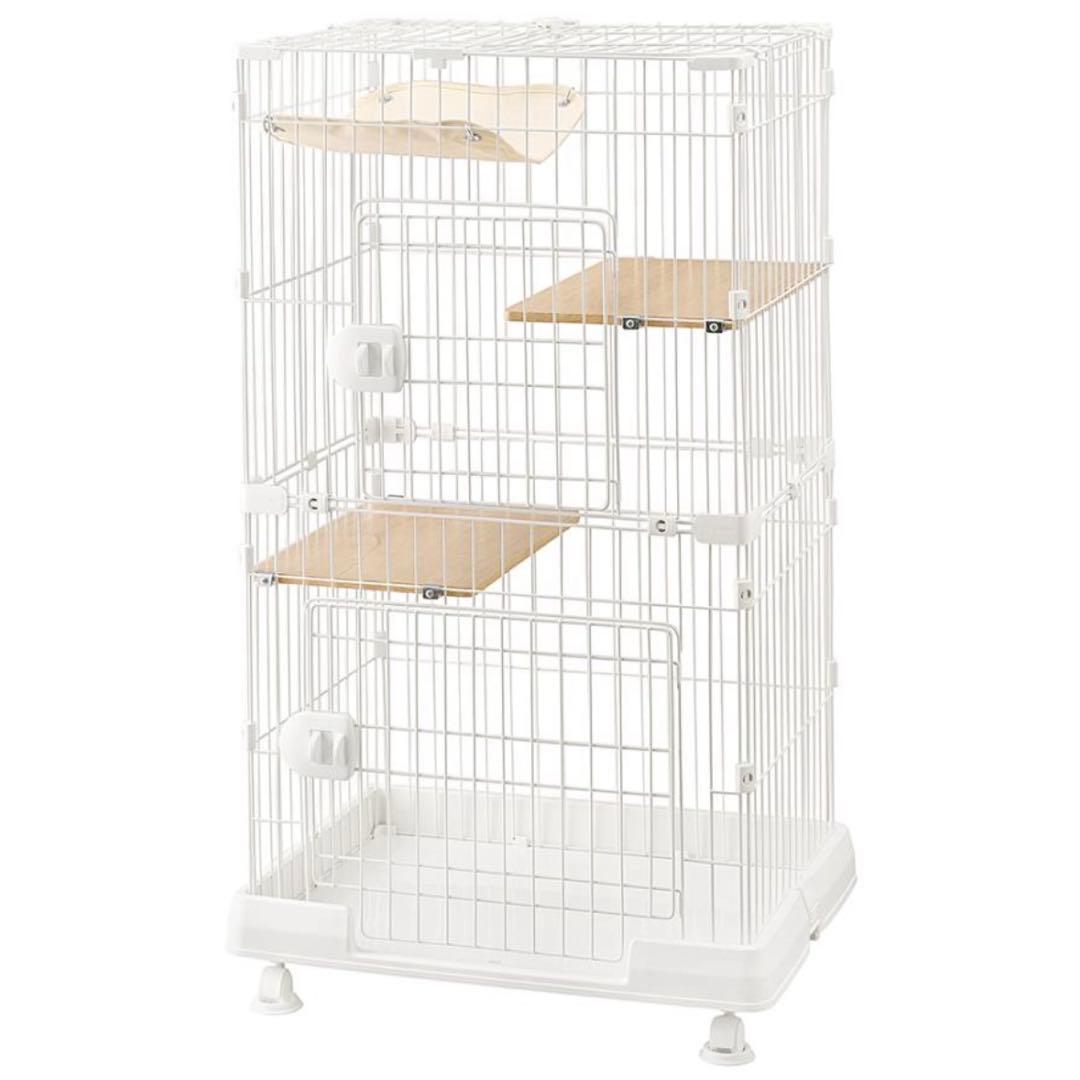 アイリスオーヤマ ハンモック付き 2段 ミニキャットケージ