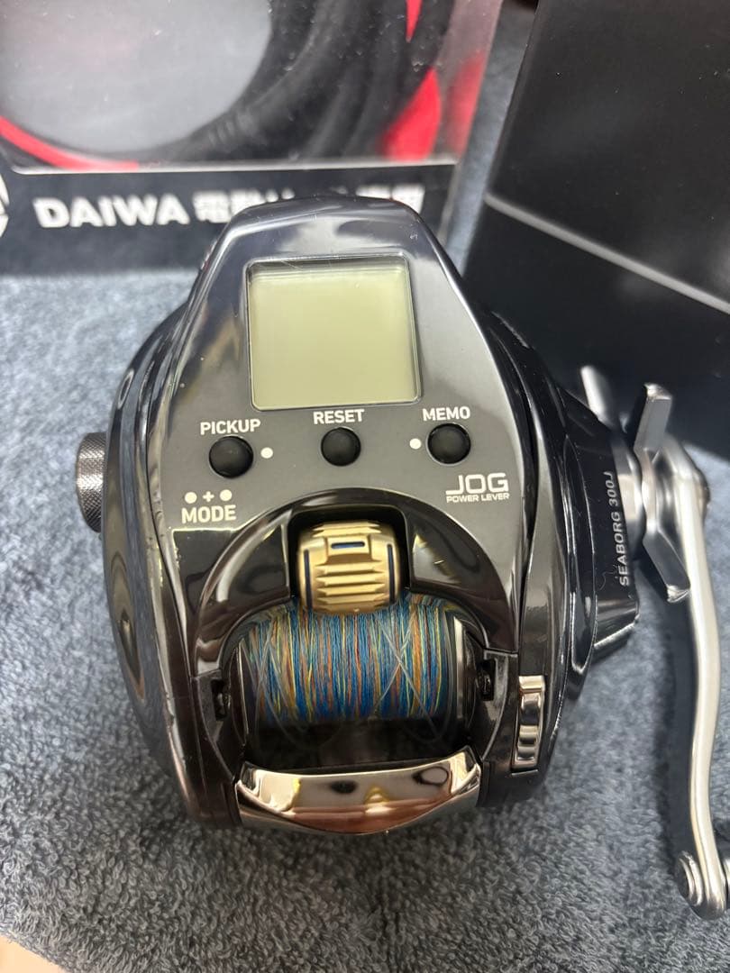 ダイワ　シーボーグ300J 電動リールSLPWORKSスーパーパワーコード付き