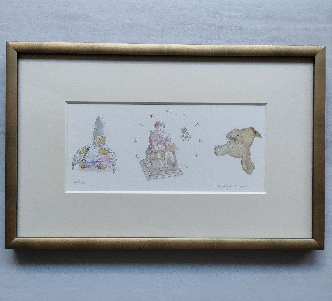 東儀秀樹　専用額入りイラスト　ジークレー版画　絵画　✦直筆サイン入り✦